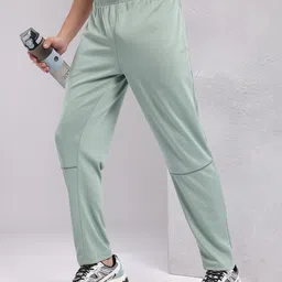 HRX by Hrithik Roshan Men Brand Logo Printed Mid-Rise Rapid-Dry Running Track Pants-42