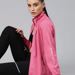 Alcis Women Typography Training or Gym Sporty Jacket-15