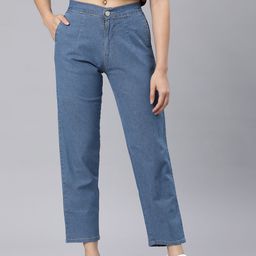 ADBUCKS Straight Fit High-Rise Stretchable Jeans-image-45