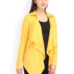 Cation Yellow Open Front Shrug image 4