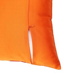 ANS Orange & Red Set of 5 Striped Square Cushion Covers image 5