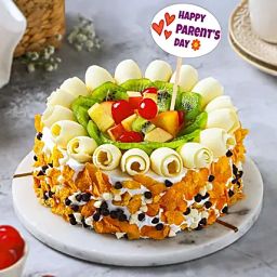 Pineapple Delight Parents Day Eggless Cake 500 g-image-64