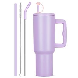 GHC Nutrigize Stainless Steel Tumbler with Straw & Cleaner (Hot & Cold), Pink 1200 ml-19