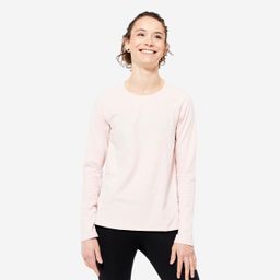 domyos Women's Long-Sleeved Fitness T-Shirt 500 - Pink-picture-31