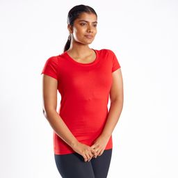 Womens Tshirt For Light Activity Cotton Rich 100-Red-image-75