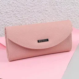 Metro Women Textured Two Fold Wallet-image-20