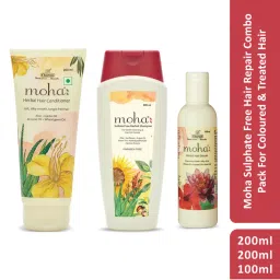 Moha Sulfate-Free Hair RePAir Combo Shampoo Conditioner And Serum For Colored And Treated Hair-picture-33