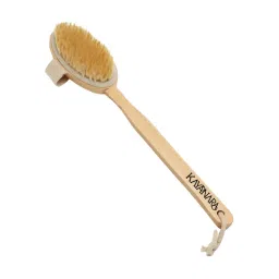 Kayanara 2-In-1 Exfoliating Dry Skin Body Brush With Removable Wooden Handle For Smooth Skin-picture-1