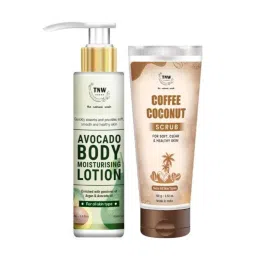 TNW The Natural Wash Avocado Avocado Lotion + Coffee Scrub-picture-1