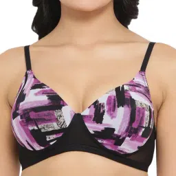 Clovia Black Non Wired Padded T-Shirt Bra-picture-39