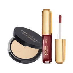 Faces Canada Lip & Face Combo - Note To Self + Weightless Compact (Natural)-picture-28