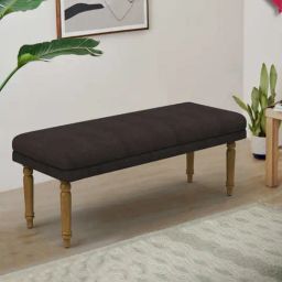 Chumbak Nawaab Solid Coal Black Sheesham Wood Bench-image-13