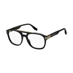 Marc Jacobs Black Square Eye Frames for Men-image-36