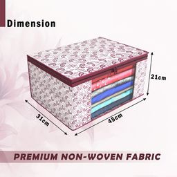 Kuber Industries Maroon Set of 6 Regular Drawer Organiser Organisers image 3