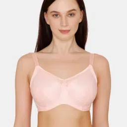 Zivame Impatiens Pink Under Wired Non Padded Full Coverage Bra-13
