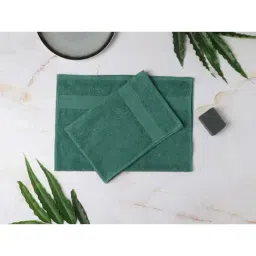 Spaces Day2day Green Cotton 400 GSM Hand Towel - Set of 2-38