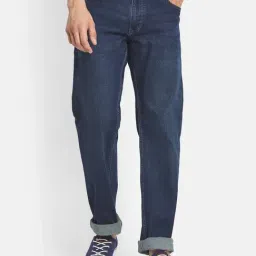 Octave Blue Regular Fit Lightly Washed Jeans-image-98