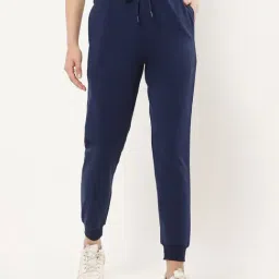 Bewakoof Blue Mid Rise Joggers-picture-0