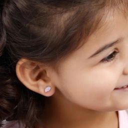 GIVA 92.5 Sterling Silver Deer Love Earrings for Kids-image-18