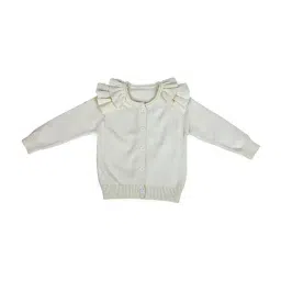 Baby Moo Kids Off-White Regular Fit Full Sleeves Sweater-85
