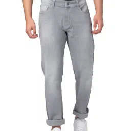 Spykar Light Grey Slim Fit Jeans-picture-10