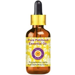 Deve Herbes Pure Patchouli Essential Oil with Glass Dropper - 10 ml-image-33