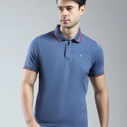 Monte Carlo Blue Slim Fit Polo T-Shirt-picture-47