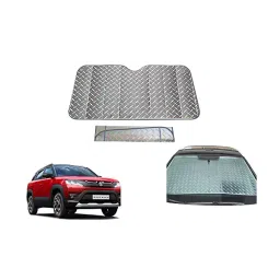 Auto Pearl Car Windshield 5 Layer Sun Shade Front Window Sun Shade Cover Blocks UV Rays Reflecting Foldable Aluminum Sun Shade ((133 x 70) c.m.) Compatible with Brezza 2022 Onwards-38