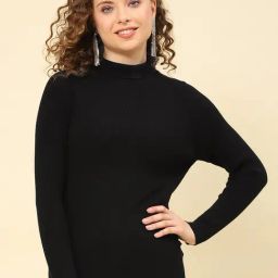 Monte Carlo Black Wool Regular Fit Sweater-image-39