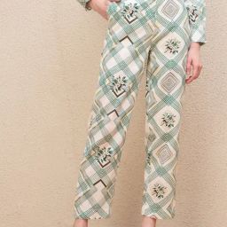 Iconic White Straight Flat Front Trousers-21