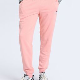 Puma Two Colour No.1 Logo Men Pure Cotton Mid Rise Joggers Sweatpants-30