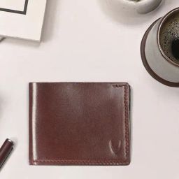 Hidesign EI Sustain W1 Leather Solid Bi-Fold Wallet-19