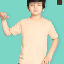 NUSYL Boys Pack of 2 Solid Round Neck Cotton Oversized T-shirts-13