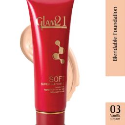 Glam21 Soft Super Blendable Tube Foundation 03 Vanilla Cream - 50 gm-46
