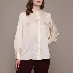 Label Ritu Kumar Ecru Core Shirt-image-12
