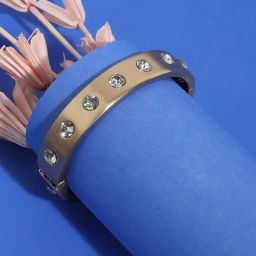 Sohi Crystal Band Golden Bracelet for Women & Girls-16