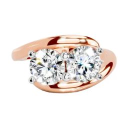 Sparkles Lab Grown Diamond 14k (585) Rose Gold Ring for Women-picture-18