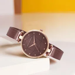French Connection Women Brown Patterened Analogue Watch FCN00028D-47