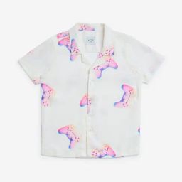 HOP Kids by Westside White Printed Shirt-image-18