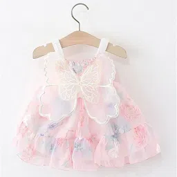 StyleCast x Revolte Girls Floral Printed SmockedFit And Flare Knee Length Dress-image-72