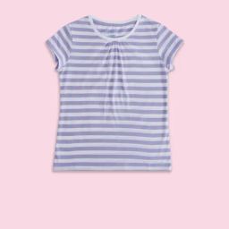 Pantaloons Junior Purple Cotton Striped T-Shirt-picture-41