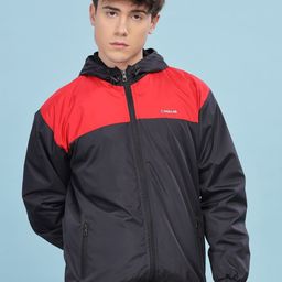 Dollar Men Colourblocked Water Resistant Running Biker Jacket-picture-30