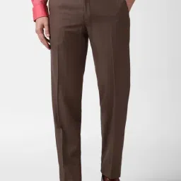 Van Heusen Brown Regular Fit Trousers-image-31