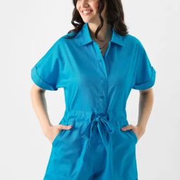 The Souled Store Blue Cotton Jumpsuit-picture-20