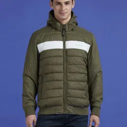 Pepe Jeans Leaf Green Regular Fit Quilted Jacket-picture-36
