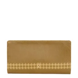 Baggit Tan Printed Bi-Fold Wallet for Women image 1