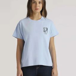 Pepe Jeans Blue Cotton Printed T-Shirt-image-34