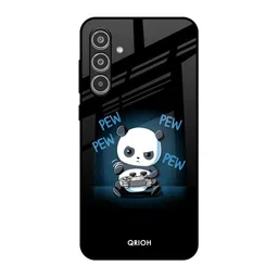 QRIOH Pew Pew Printed Sleek & Lightweight Silicone Samsung Galaxy A36 5G Glass Back Case-picture-47