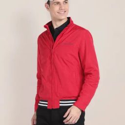 U.S. Polo Assn. Red Regular Fit Wind Cheater-image-47