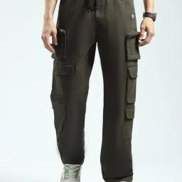Rock.It Olive Straight Fit Cargos-image-54